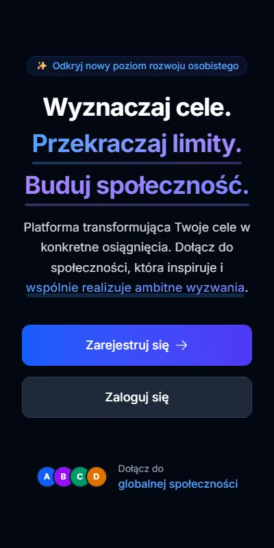ChallengeMe mobile preview